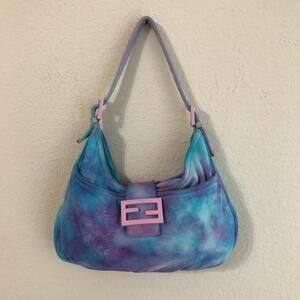 Authentic Fendi Upcycled Tie Dye One Of A Kind Bag